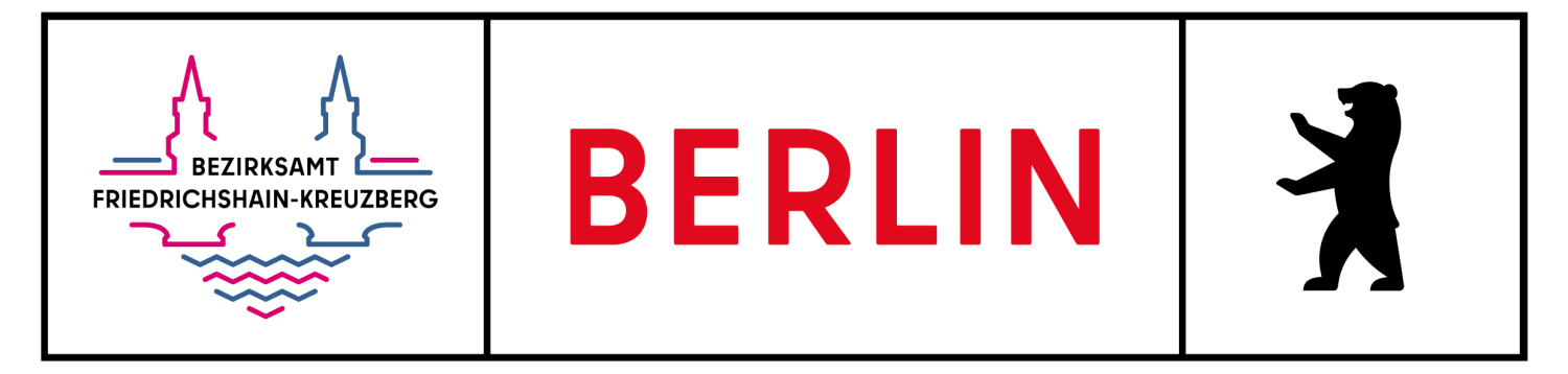 Logo vom Bezirksamt Friedrichshain-Kreuzberg von Berlin, Jugendamt, Koordination Frühe Bildung und Erziehung